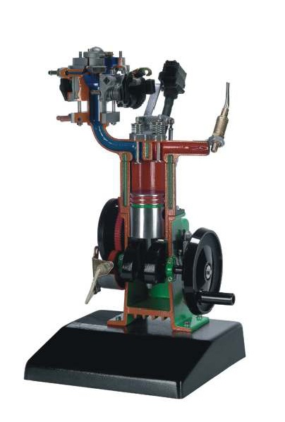 Model motor van direct ingespoten (monoj
