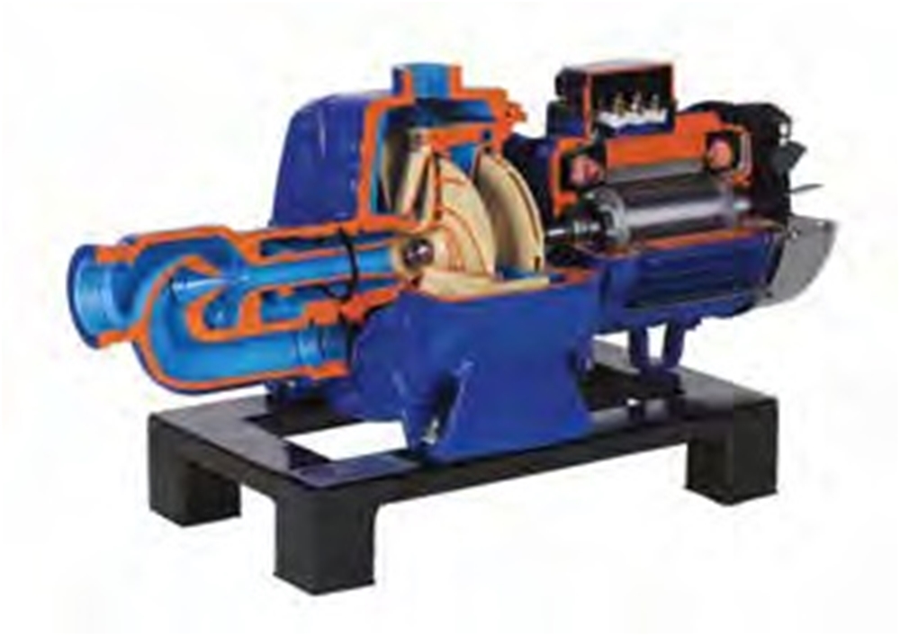 Centrifugale elektr. pomp met perifere
