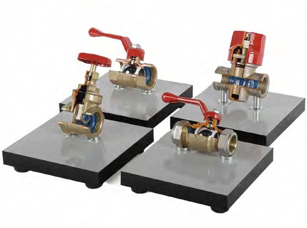 Opengewerkte compressieklep