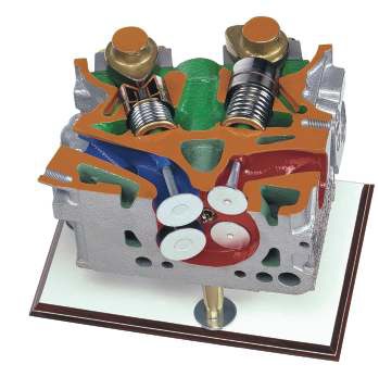 4 kleppen DOHC motorkop