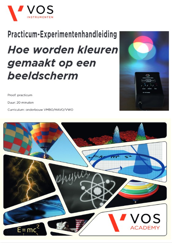Kleuren op een beeldscherm