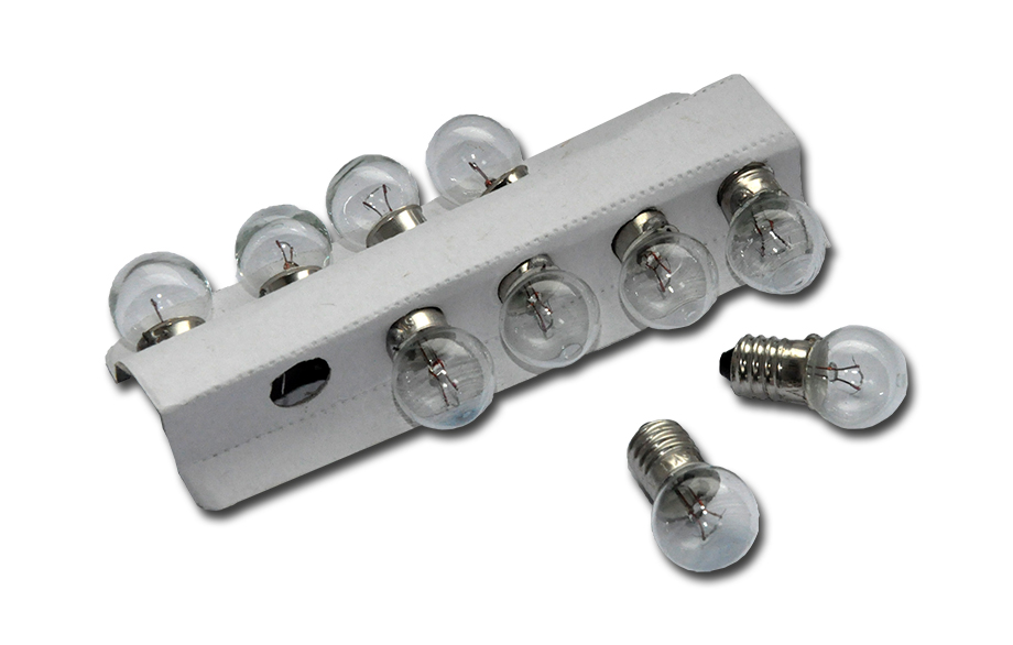 Lampje E10 2,5 V 0,1 A 10 stuks
