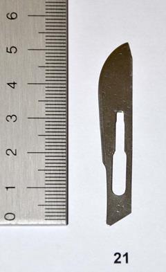 Scalpelmesjes nr.21 100 stuks