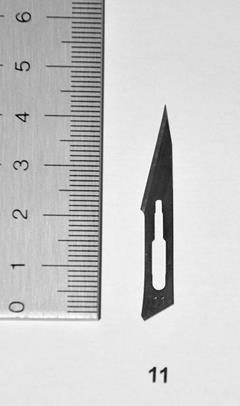 Scalpelmesjes nr.11 100 stuks