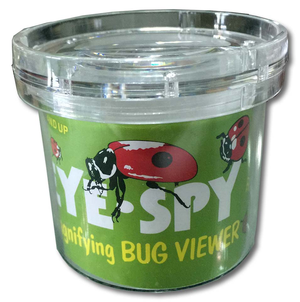 Loeppotje met vergrootglas