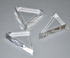Prisma 90-45-45° dikte ca. 2cm, acryl