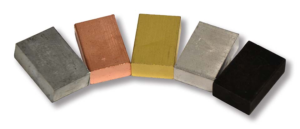 Blokjes materiaalsoorten