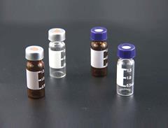 Vial helder glas 2ml platbodem met schro