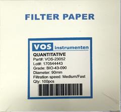 Rondfilter kwantitatief, graad 43, 90mm