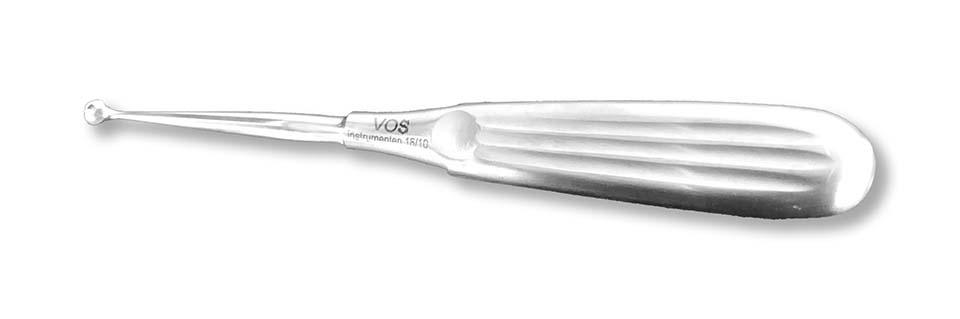 Scherpe lepel Bruns 17cm no.2 / 6mm