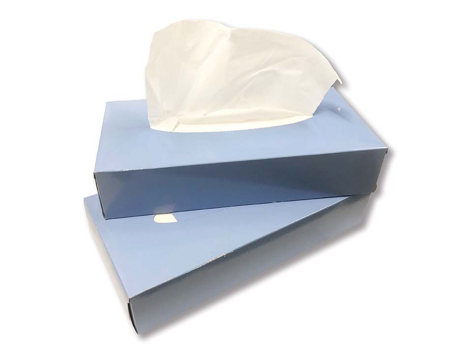 Facial tissues 20 x 21 cm