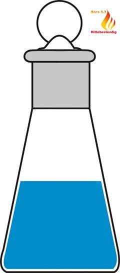 Erlenmeijer 100ml met slijpstuk NS 14/23