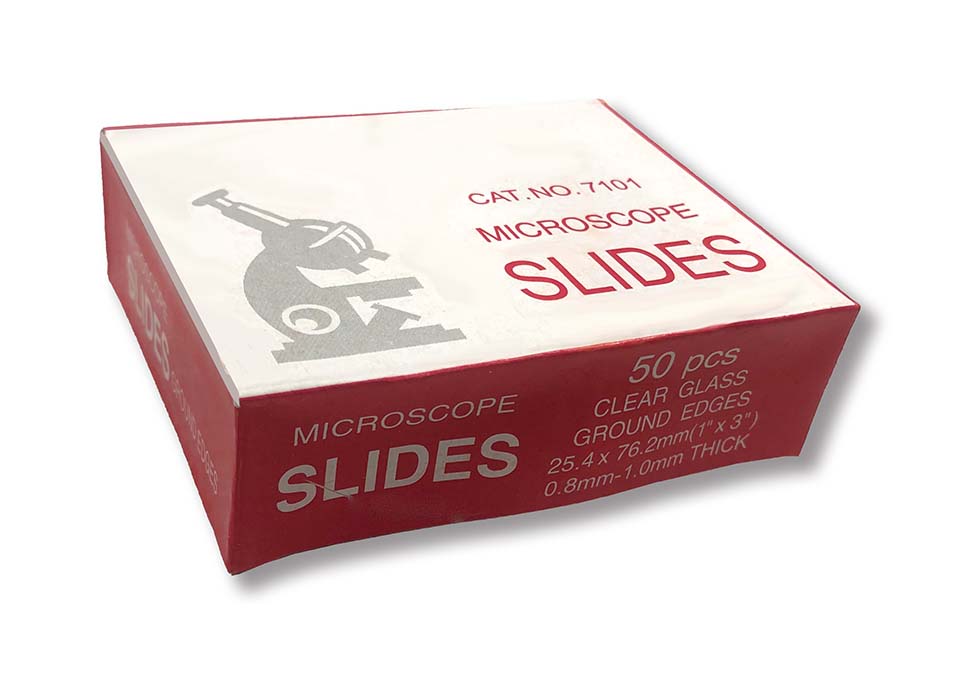 Objectglaasjes 50 st/doosje, afgerond