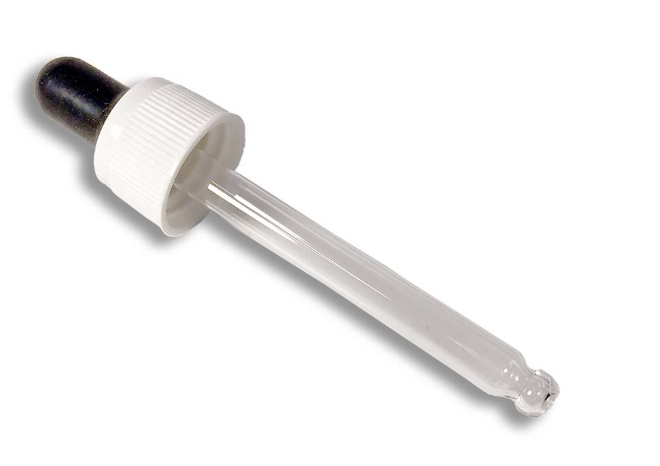 Dop met glazen druppelpipet 30ml