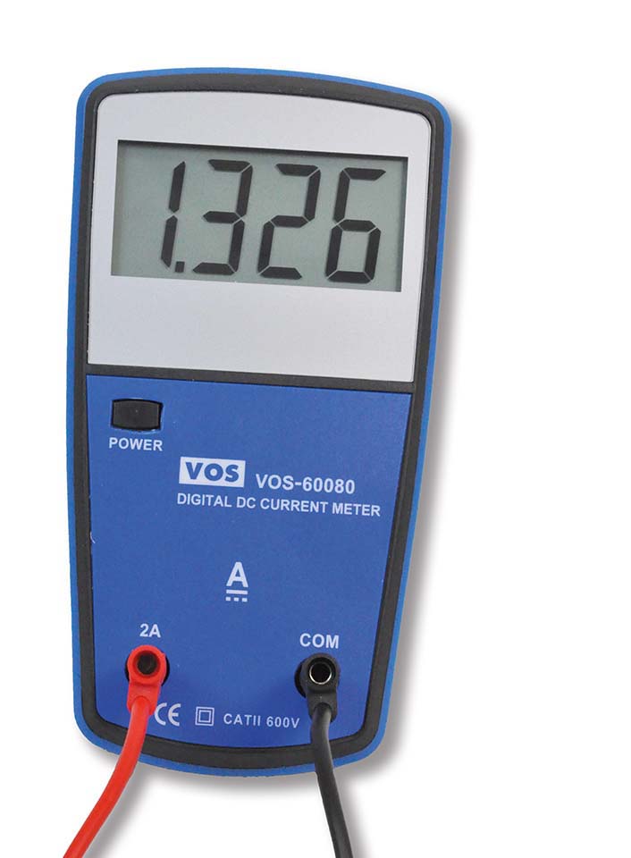 Ampèremeter DC digitaal VOS