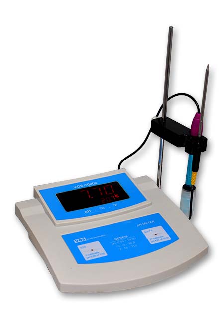 pH-meter tafelmodel compleet VOS label