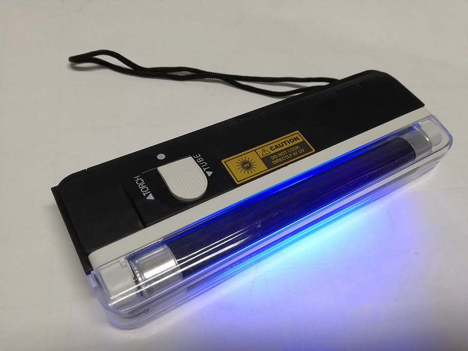 Draagbare UV lamp