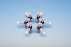 Molymod benzeen (C6H6), ongehybridyseerd