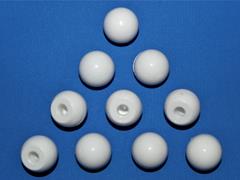 Molymod onderdeel waterstof wit 1-gat