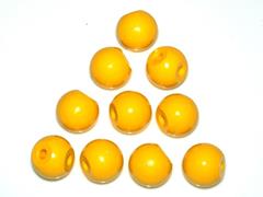 Molymod onderdeel zwavel geel 2-gaten 10