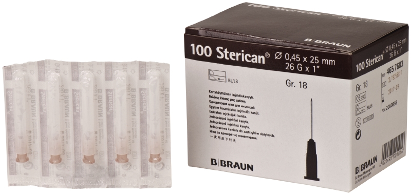 Sterican Naalden 0,45 x 25 mm