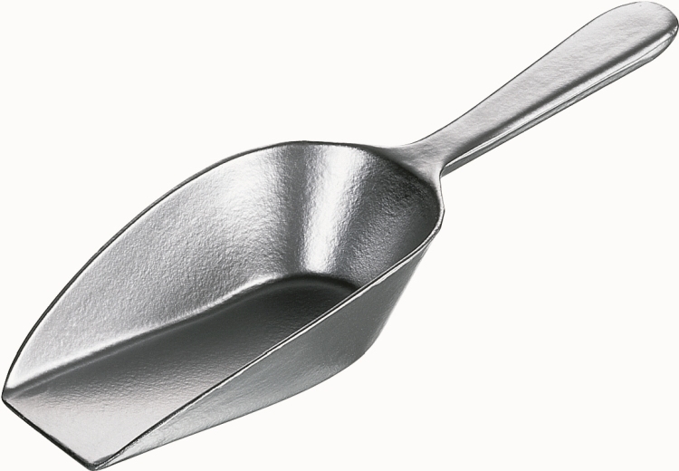 Weegschep aluminium